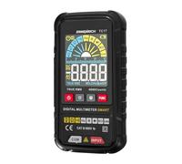 Ermenrich Zing TC17 Multimètre numérique, Courant AC/DC, Capacité, Fréquence, Résistance, TRMS, Test de Diode et Continuité, Smart, 4 Comptages, NCV, Écran VA, Détection de Phase, Lampe de Poche