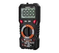 Ermenrich Zing TC21 Multimètre numérique, Courant AC/DC, Capacité, Fréquence, Facteur de Forme, Thermocouple, Résistance, TRMS, Test de Batterie, 6 Comptages, NCV, Écran LCD, Lampe de Poche