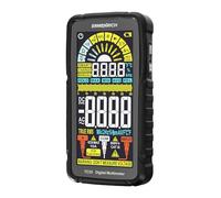 Ermenrich Zing TC33 Multimètre numérique 7 en 1, Courant AC/DC, Capacité, Fréquence et Plus, TRMS, Test de Batterie et Diode, 6 Comptages, NCV, Écran VA, Échelle Graphique, Batterie Li-Ion