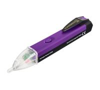 Ermenrich Zing WT2 Testeur de Tension, AC, NCV, 6-1V, Détecteur Électrique sans Contact pour Câbles et Prises, Détection de Tension, Lampe de Poche, Alarme Sonore et Visuelle, Portable, Violet