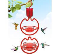 Ermete Mangeoire à colibris à suspendre pour l'extérieur, anti-fourmis, mangeoires à colibris pour l'extérieur, cadeau pour enfants, famille et amis