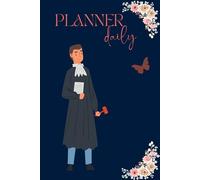 Ermias 6×9 Inch Planner - Daily Organizer & Productivity Journal, Soft Cover Scheduling Pad for Office, School, College, Home & Business - Perfect for ... Time Management, and Planning Your Day