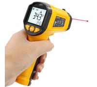 Ermómetros Infrarrojos Portátiles 14 Cm, Industriales Sin Contacto, Medidor Preciso Con Diseño Ergonómico Y Ligero Para Hogar, Mantenimiento Y Producción