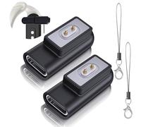 Ermorgen 2 pièce Adaptateur USB C Compatible pour Xiaomi Band 10/9, Smart Band 8 Pro, Xiaomi Band 8,Band 8 Active, Redmi Watch 6/5 Active/3 Active, Redmi Watch 4/3/3 Lite, Redmi Band 2- Noir