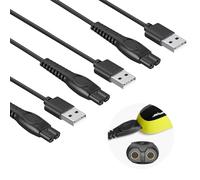 Ermorgen 3 Pièce 5V Chargeur Compatible avec Les Rasoirs Électriques Philips One Blade 360 QP2834 QP2824 QP4631, QP1924, One Blade Pro 360 QP6552 QP6652, MG7962 MG7950, S5898 Câble de Charge
