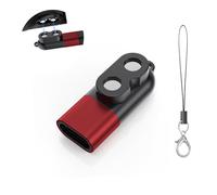 Ermorgen Adaptateur de Charge de Type C Compatible avec LEDLENSER MH7 MH8 MH11 iH11R ML4 - Compatible avec Le Chargeur magnétique - Rouge