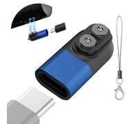 Ermorgen Adaptateur de Charge de Type C Compatible avec LEDLENSER P&H Models pour H5R, H7R, H15R, P18R - Compatible avec Le Chargeur magnétique - Bleu