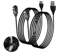 Ermorgen câble de type C + câble USB-A de 1 m compatible avec Shokz OpenRun Pro 2/ Pro/Pro mini/mini AS800/S803/S810/OpenComm/OpenRun(AfterShokz Aeropex) câble de charge câble magnétique