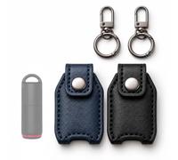Ermorgen Lot de 2 Étui de Protection Compatible avec Beurer BiteX Go | Étui en Cuir Anti-Perte Portable et Léger, Conception Résistante et Amovible-Bleu royal/Noir