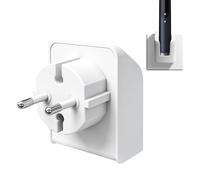 Ermorgen Station de Charge pour brosses à Dents électriques, Compatible avec Les Braun Oral B IO10, IO9, IO8, IO7, Prises européennes, Chargeur Mural magnétique pour brosses à Dents Oral-B IO - Blanc