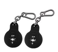 ERMWALR 2 pièces Housse de porte-clés de voiture pour BMW Mini Cooper avec porte-clés pour MINI Cooper F54 Clubman F55 F56 F57 F60 Countryman 3 boutons Smart Key Holder Lot de 2 (Mn-3-BB)