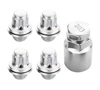ERMWALR Lot de 5 écrous de roue M12 x 1,5 pour Toyota Jaguar, Lexus, Mitsubishi, Mag