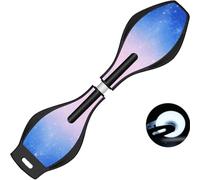 ERNAN Waveboard, Roulette de Surf pour Enfants,Waveboard Charge Max 100 kg, Planche de Castor avec Roues légères pour Enfants et Adolescent (National Trend)