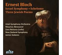 Ernest Bloch Israel Symphony/Schelomo/Three Jewish Poems - CD - F600z