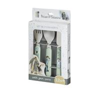 ERNEST ET CÉLESTINE - SET DE 3 COUVERTS - inox/plastique abs - 11 x 19 x 2 - ENFANT