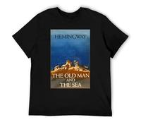Ernest-Hemingway-The-Old-Man-and-The-Sea-T-Shirt-Mens-Workout-Shirts-Tee-Shirt