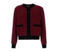 Ernest W. Baker - Melange Tiziano Cardigan - Homme - Pulls - Rouge - Taille: M