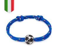 Ernestine - Bracelet De Foot En Acier Inoxydable Réglable - Corde Solide, Résiste à L'Humidité, Taille 18-26 cm, Pour Homme, Femme et Enfant - Cadeau Pour Les Fans De Football - Fabriqué en France