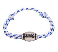 Ernestine - Bracelet rugby - taille ajustable, cadeau fête des pères papi - joueurs de rugby, avec breloque ballon de rugby - bracelet rugby XV de France pour hommes - cadeaux homme papi - rugbyman