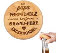 ERNESTINE - Décapsuleur magnétique Papi - idée annonce grossesse papi originale - cadeau fête des grands-pères - cadeau papy accessoire homme - ouvre bouteille famille - cadeaux anniversaire Noël