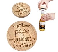 ERNESTINE - Décapsuleur magnétique Papi je t'aime - cadeau fête des grands pères et fête des pères - cadeau papi accessoire homme - ouvre bouteille famille - cadeaux homme anniversaire Noël naissance