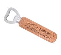 ERNESTINE - Décapsuleur Parrain je t'aime - cadeau fête des parrains et marraines - cadeau parrains accessoire homme - porte clefs personnalisable famille - cadeaux homme anniversaire Noël naissance