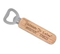 ERNESTINE - Décapsuleur Parrain je t'aime - cadeau fête des parrains et marraines - cadeau parrains accessoire homme - porte clefs personnalisable famille - cadeaux homme anniversaire Noël naissance