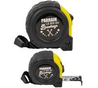 ERNESTINE - Mètre ruban je t'aime parrain - cadeau parrain choix annonce grossesse - cadeau parrain accessoire homme - mètre pliant personnalisable famille - cadeau homme anniversaire Noël naissance