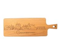 ERNESTINE - Planche à découper en bois ville de Carcassonne - planches de cuisine pour fromage charcuterie - Idée cadeau anniversaire, retraite, fête des pères, fêtes des grands-pères - haute qualité