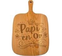 ERNESTINE - Planche apéro Papi en Or personnalisée - cadeau original homme, grand-père, grands-pères - Idée Noël anniversaire annonce grossesse - planches à découper charcuterie fromage