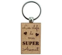 Ernestine - Porte-clés assistante maternelle - cadeau nourrice Assmat crèche - cadeau nanny garde bébé enfant - porte clefs personnalisé - cadeau crèche école maternelle primaire collège porte clés