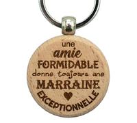 Ernestine - Porte-clés marraine cadeau marraine et annonce grossesse - idée cadeau enfant - Annonce marraines parrains - cadeaux noël - veux-tu être ma marraine