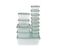 ERNESTO® Boîtes de conservation, 13 pièces (vert menthe)