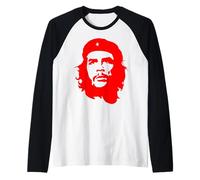 Ernesto Che Guevara Colombian Revolutionary | Red Design Manche Raglan