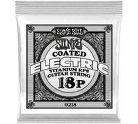 Ernie Ball 0218 - Corde électrique au détail RPS Coated Titanium - Acier plein renforcé 018