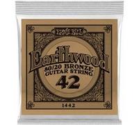 Ernie Ball 1442 - Corde acoustique au détail Earthwood 80/20 Bronze - Filé bronze 042