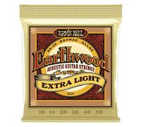 Ernie Ball 2006 Earthwood 80-20 Bronze 10-50 Cordes pour Guitare Acoustique