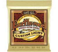 Ernie Ball Cordes pour guitare acoustique Earthwood - Custom Light 80/20 Bronze calibre 11.5-54