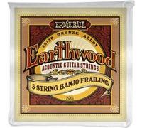 Ernie Ball 2061 - Jeu de 5 cordes Earthwood Banjo Frailing à boucle