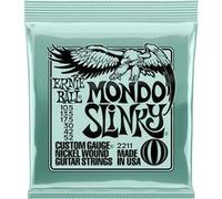 Ernie Ball Cordes pour guitare électrique Mondo Slinky – Filées en nickel 10,5-52