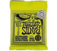 Ernie ball 2221 jeux de cordes pour guitares électriques jeu corde electrique regular slinky 10/46-keeper