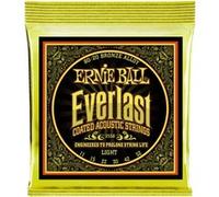 Ernie Ball Cordes Everlast pour guitare acoustique légères, revêtement Bronze 80/20, calibre 11-52