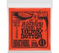 Ernie Ball Cordes pour guitare électrique Skinny Top Heavy Bottom Slinky 8 cordes calibre 9-80