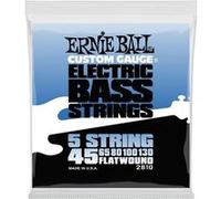 Ernie Ball Cordes pour basse électrique 2810 Custom Gauge 5 cordes filet plat 45-130