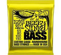 Ernie Ball Cordes pour guitare électrique Beefy Slinky filées en nickel calibre 65-130