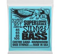 Ernie Ball Cordes pour basse électrique 2849 Super Long Scale Slinky Nickel SL 45-105 4 cordes