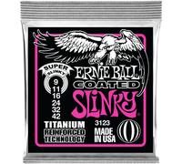 ERNIE BALL 3123 SUPER SLINKY RPS COATED - JEU DE CORDES GUITARE ELECTRIQUE 9-42