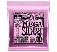 Ernie Ball 3213 Méga Slinky 10,5-48 Pack De 3 Jeux de cordes électriques 010 G
