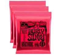 Ernie Ball – Cordes guitare électrique Burly Slinky en nickel – Jeu de 3 (11-52)
