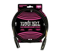 Ernie Ball 5' Braided XLR Cable Black